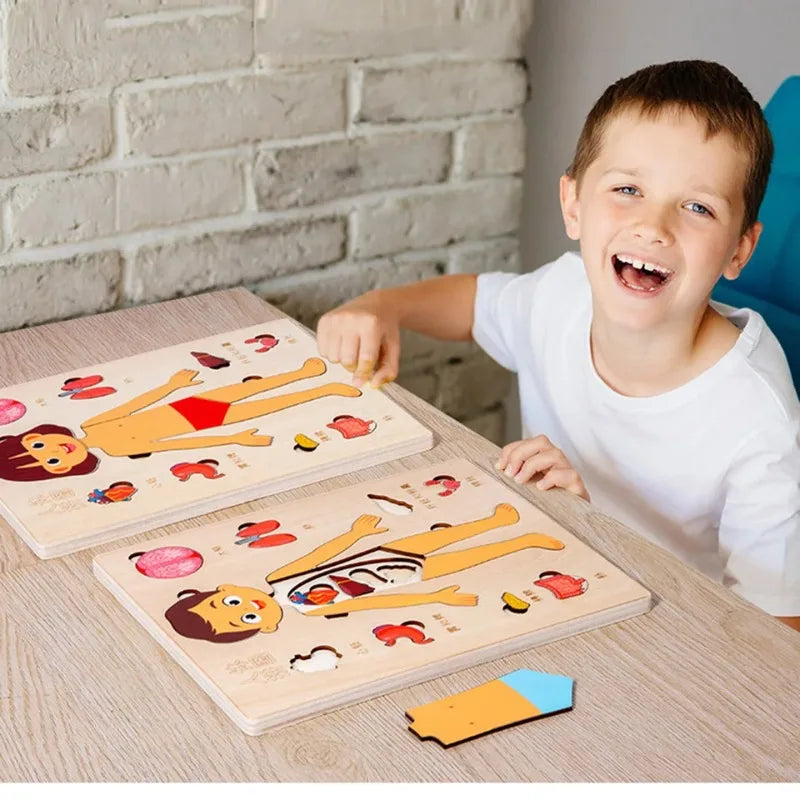 Montessori Human Body Puzzles