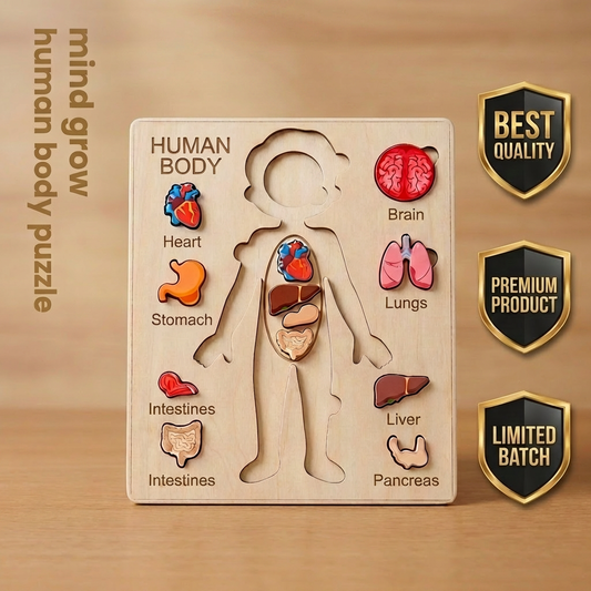 MindGrow Human Body Puzzles