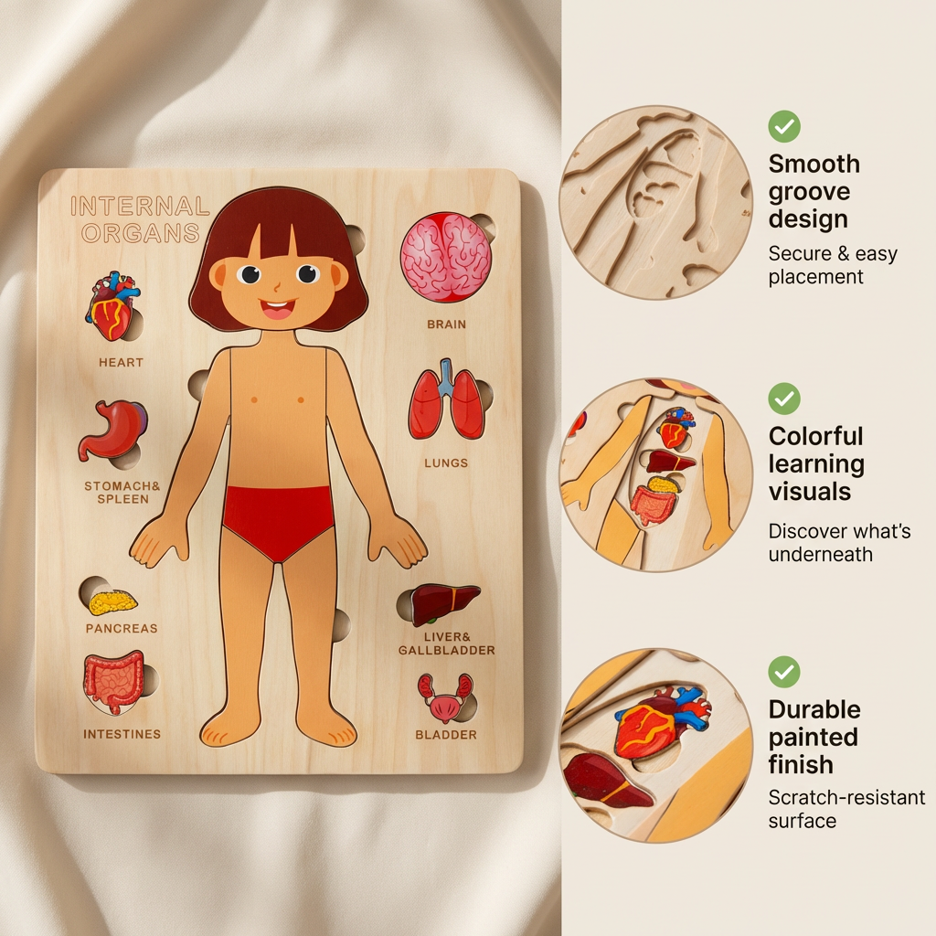MindGrow Human Body Puzzles